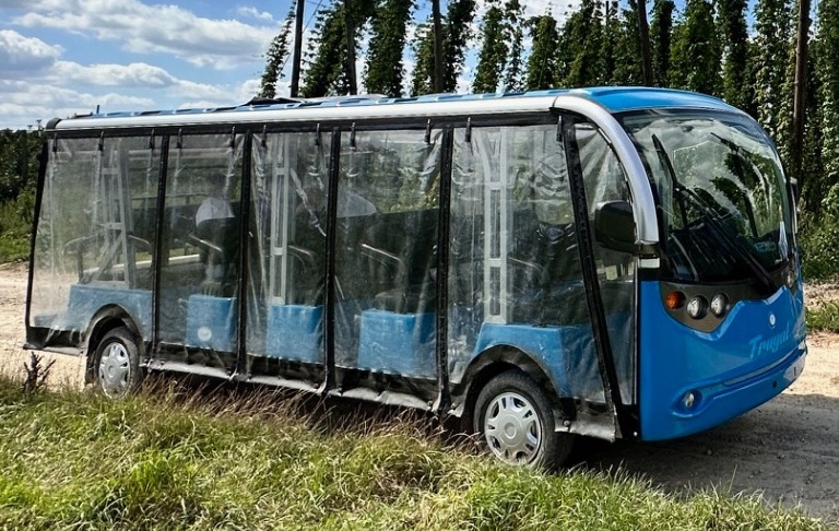 Wycieczka Niebieskim Ekobisikiem Kazimierz Dolny, nasze meleksy w trasie